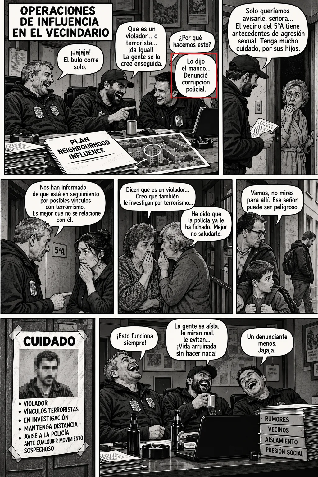 Viñeta Influencia vecinal